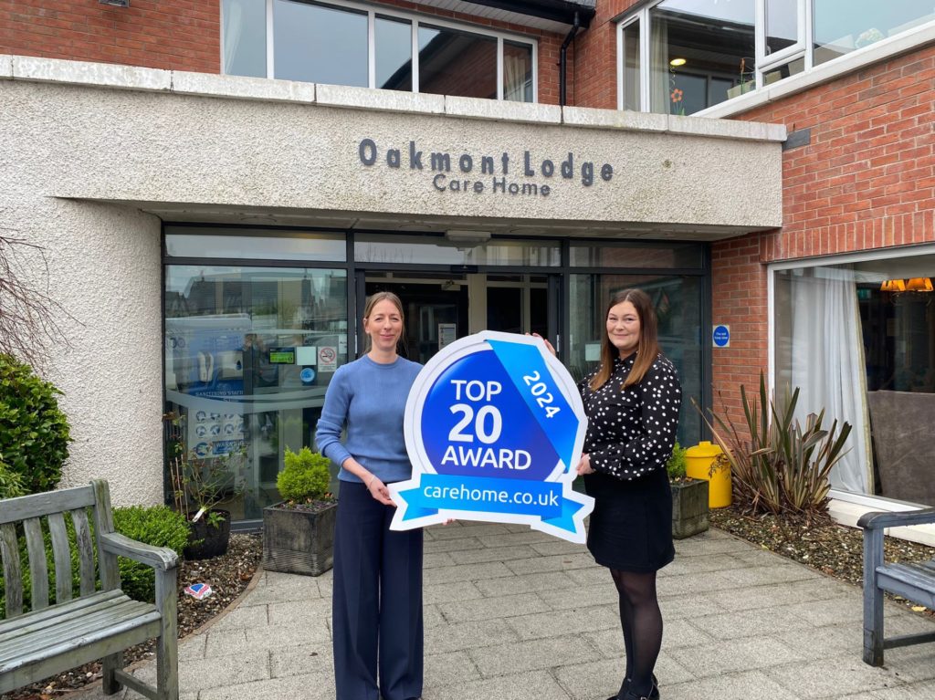 Oakmont Lodge secures ranking as one of Northern Ireland's Top 20 Care Homes